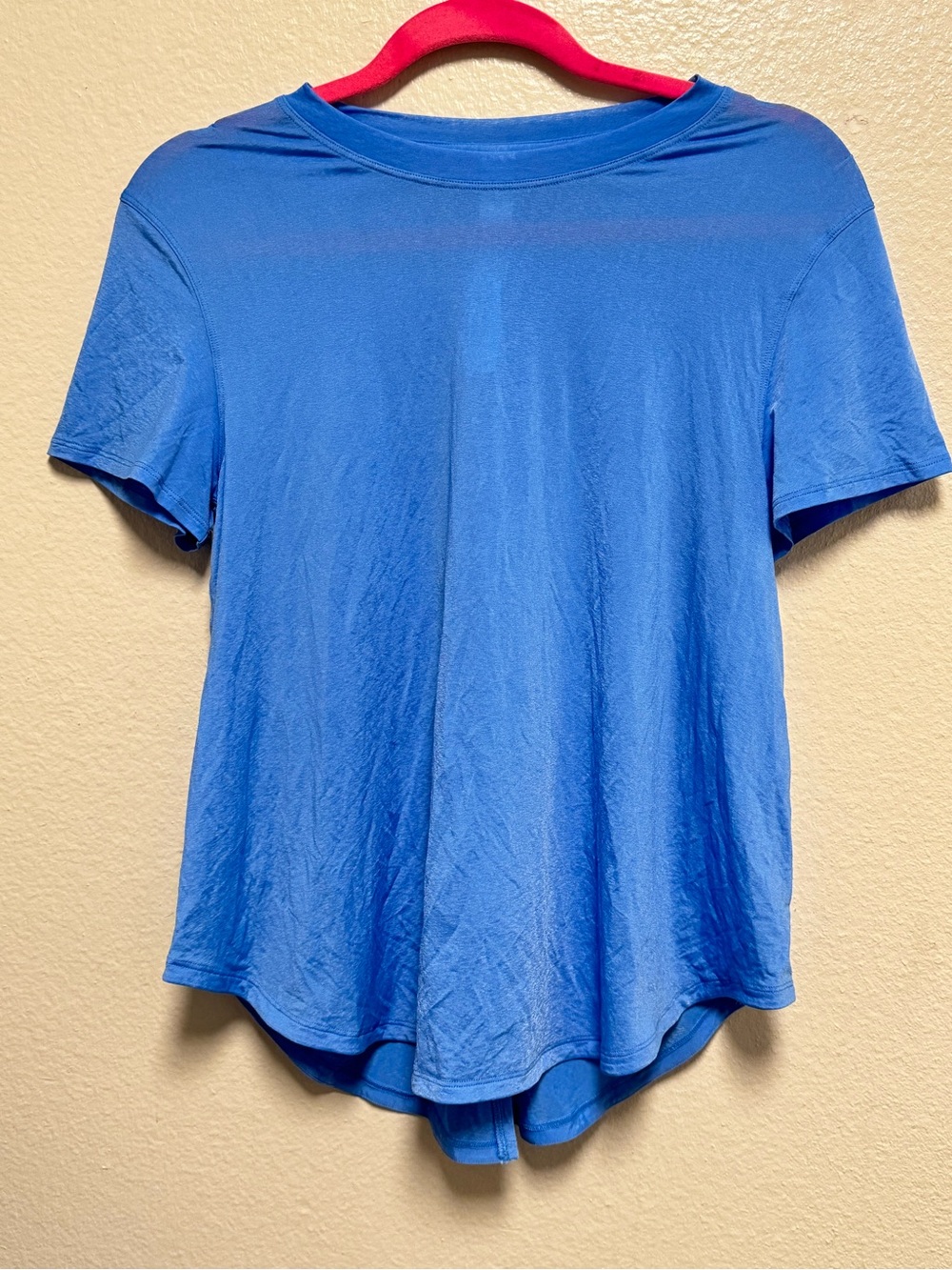 lululemon lightweight split back training t - shirt